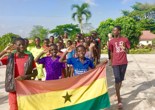 A Village parade on Ghana’s Independence Day in March