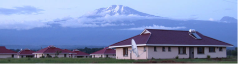 Rafiki Village Tanzania with Mount Kilimanjaro in the background