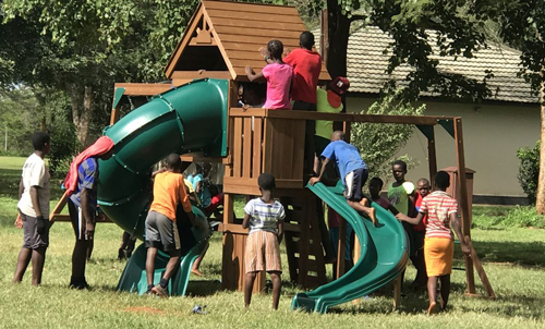 The children LOVE the new playground set