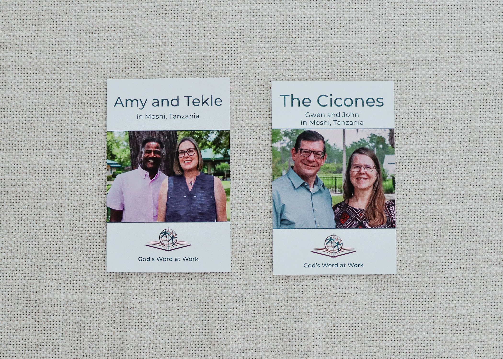 missionary cards