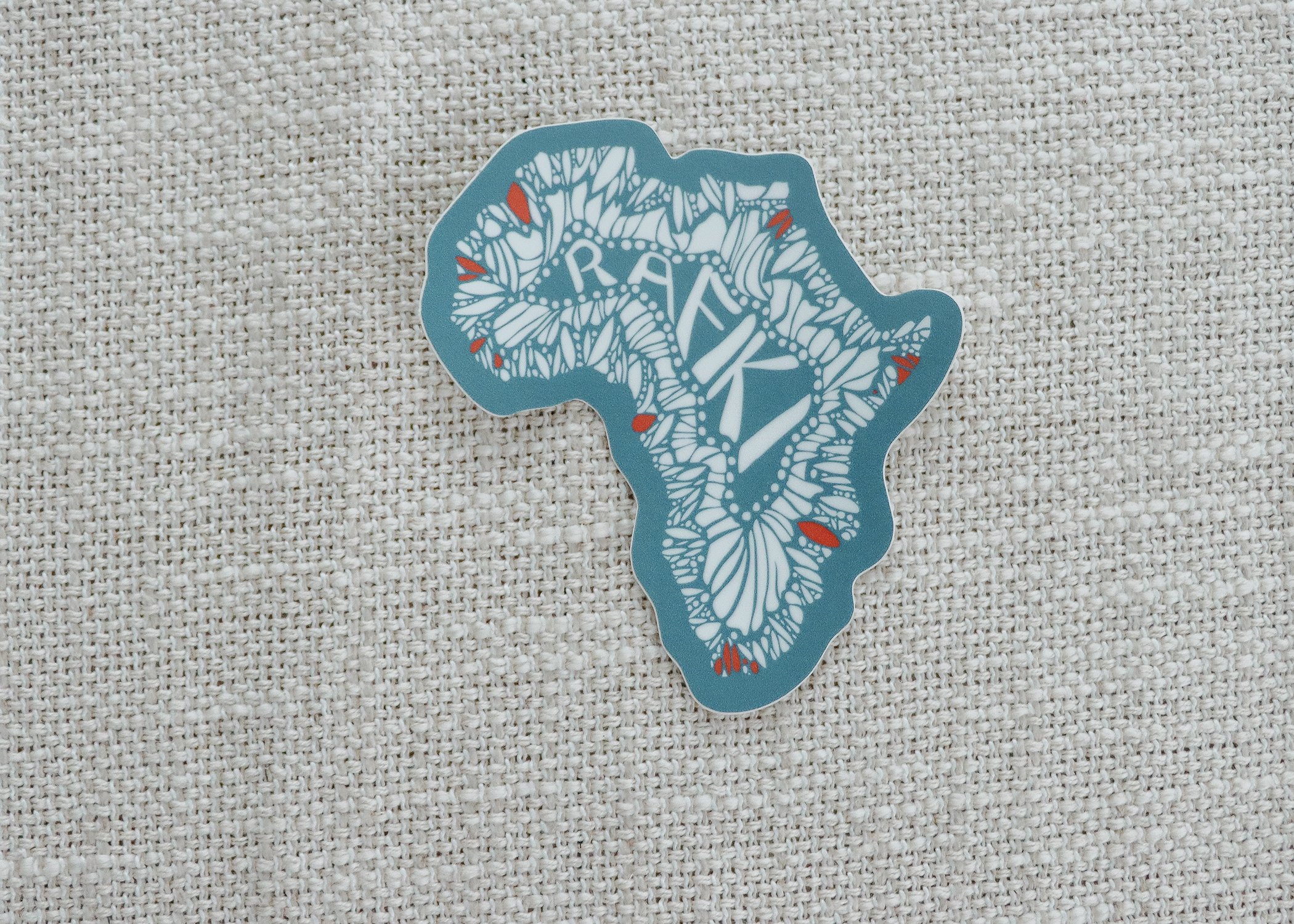 Africa rafiki sticker